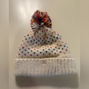 Marine Layer San Moritz Pom Beanie Antique White - NWOT